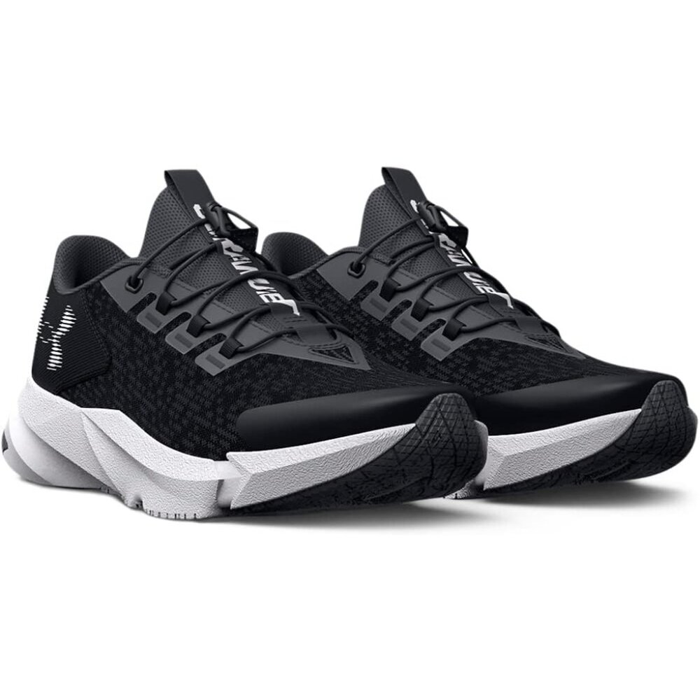 NWT Under Armour Boy's Grade School Scramjet 5 Running Shoe | Black | 6 Big Kid